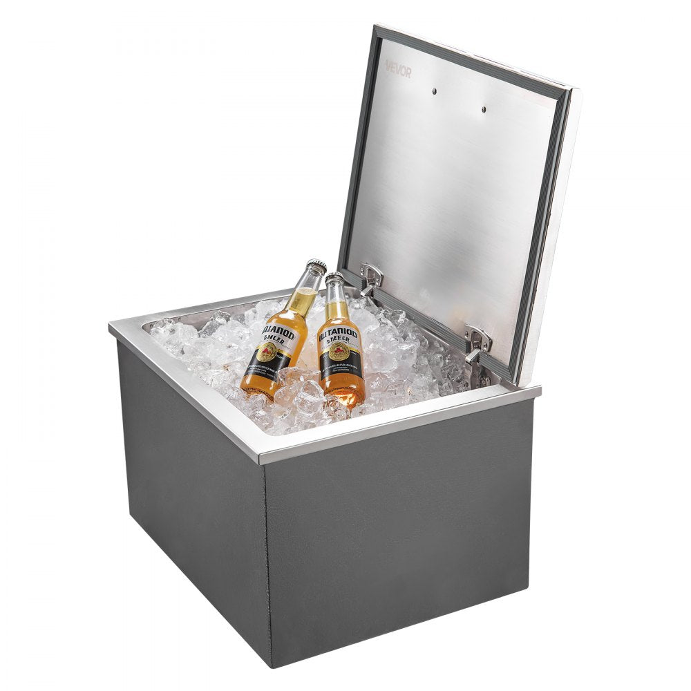 ICB-W282017 - Large Stainless Steel Ice Chest with 24-Hour Insulation