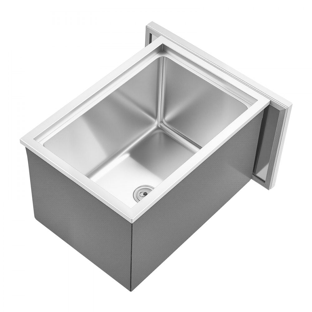 ICB-F201412 - Large Stainless Steel Ice Bin for 24-Hour Insulation