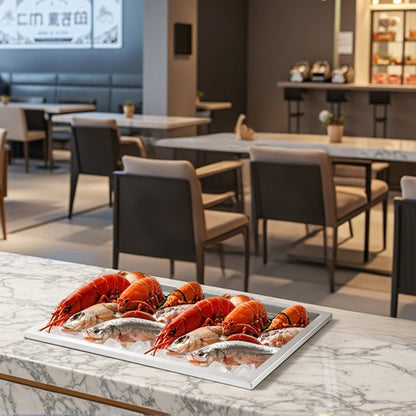 ICB-F221712 - 22"x17" Stainless Steel Ice Bin with 24-Hour Insulation