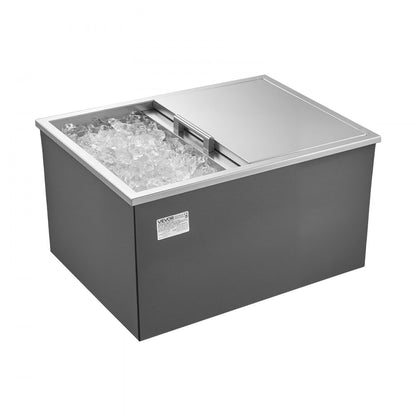 ICB-S241813 - 57.8QT Stainless Steel Ice Bin with 24-Hour Insulation