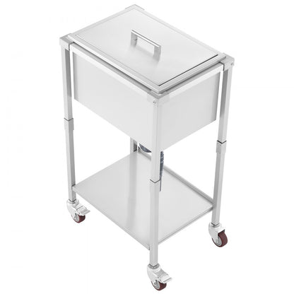 ICB-FR201412 - Stainless Steel Rolling Ice Chest with 12-hour Insulation
