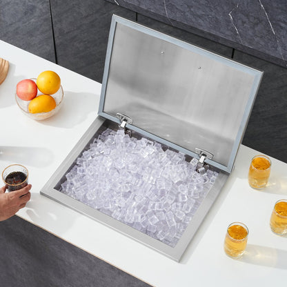 ICB-W201613 - Large Stainless Steel Ice Bin with 12-Hour Insulation