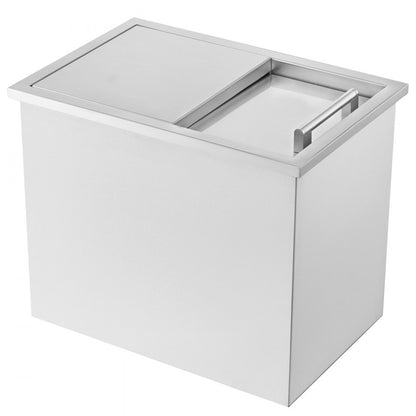 ICB-S181214 - 28.5 Quart Stainless Steel Ice Bin with 12+ Hours Insulation