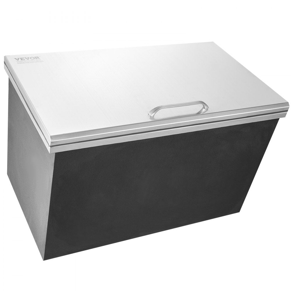FG-SKU3 - 24"L Stainless Steel Drop-In Ice Bin for Outdoor Kitchens