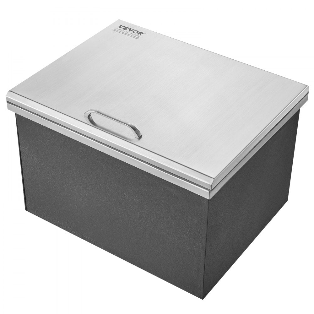 FG-SKU2 - 46.7qt Stainless Steel Drop-In Ice Chest for Outdoor Events
