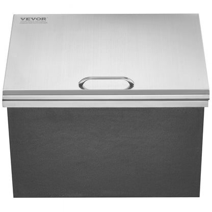 FG-SKU2 - 46.7qt Stainless Steel Drop-In Ice Chest for Outdoor Events