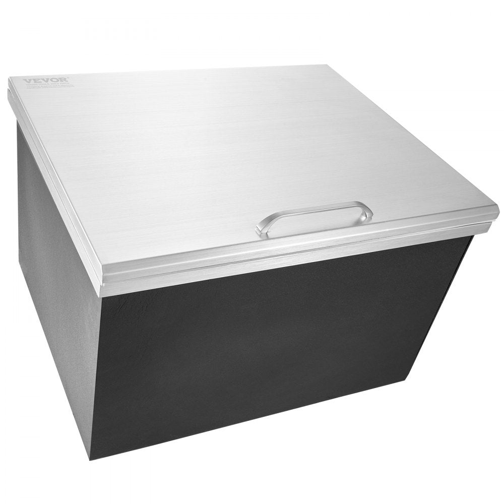 FG-SKU4 - 40qt Stainless Steel Drop-In Ice Cooler for Outdoor Use
