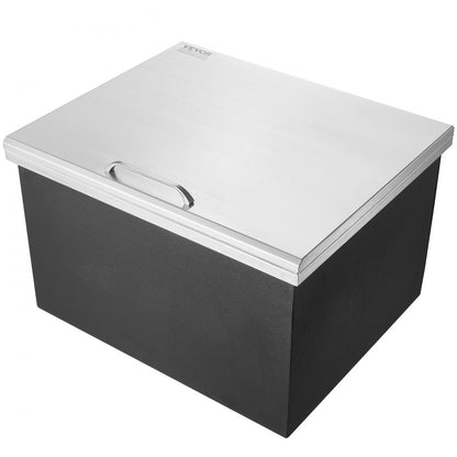 FG-SKU4 - 40qt Stainless Steel Drop-In Ice Cooler for Outdoor Use
