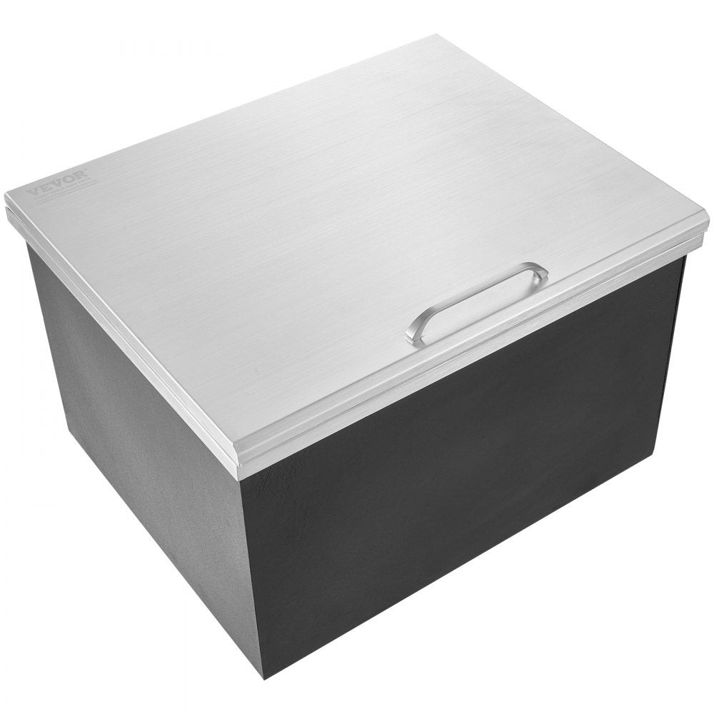 FG-SKU4 - 40qt Stainless Steel Drop-In Ice Cooler for Outdoor Use