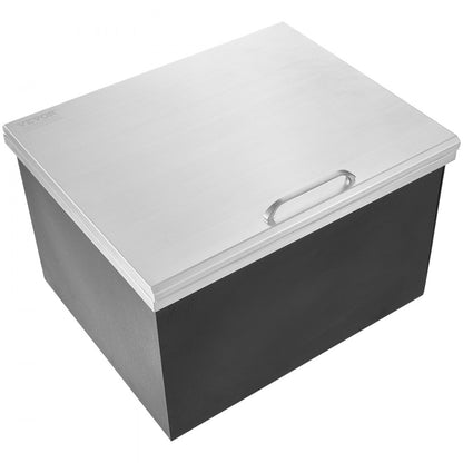 FG-SKU4 - 40qt Stainless Steel Drop-In Ice Cooler for Outdoor Use