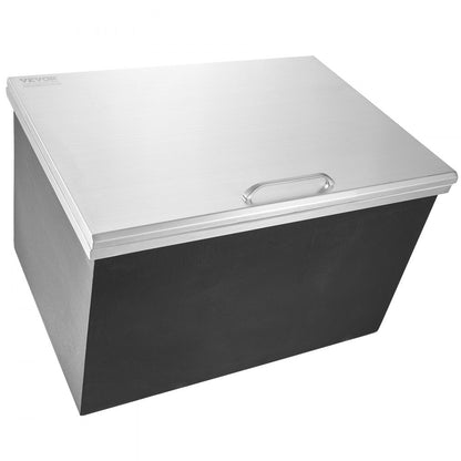 FG-SKU5 - 28" Stainless Steel Drop-In Ice Chest for Outdoor Entertainment