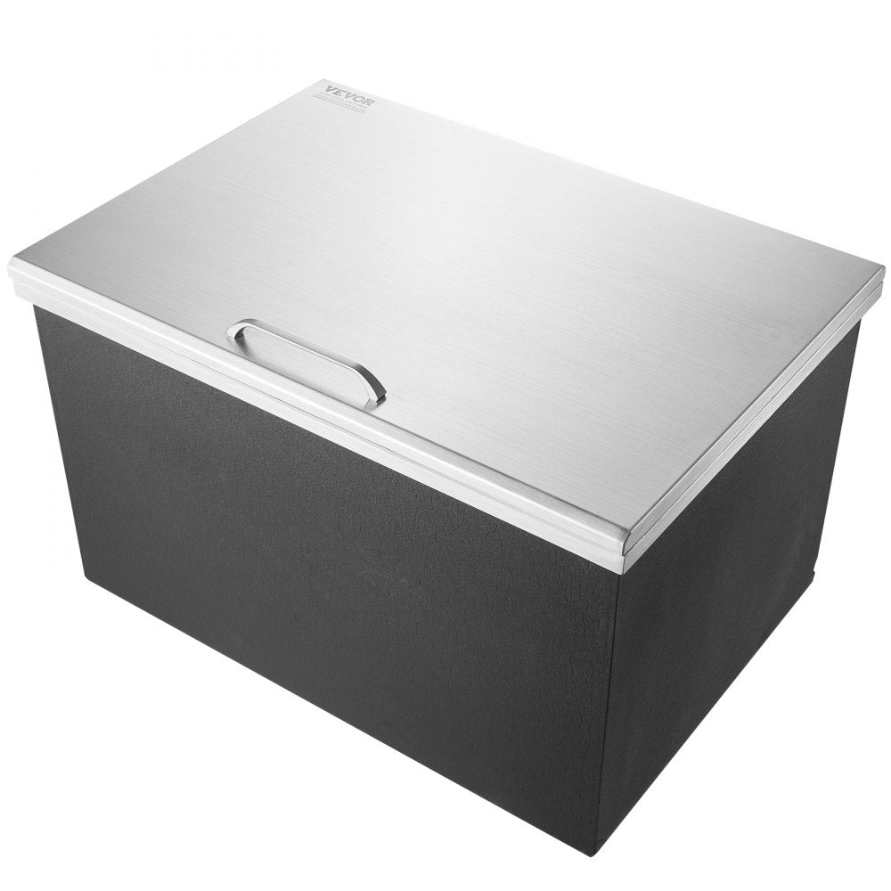FG-SKU5 - 28" Stainless Steel Drop-In Ice Chest for Outdoor Entertainment
