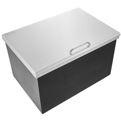 FG-SKU5 - 28" Stainless Steel Drop-In Ice Chest for Outdoor Entertainment