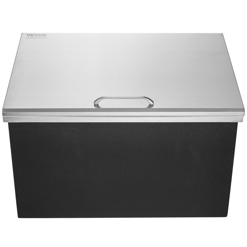 FG-SKU5 - 28" Stainless Steel Drop-In Ice Chest for Outdoor Entertainment