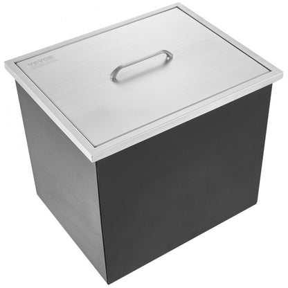 FG-SKU7 - 20"x14"x12" Stainless Steel Drop-in Ice Cooler for Outdoor Use
