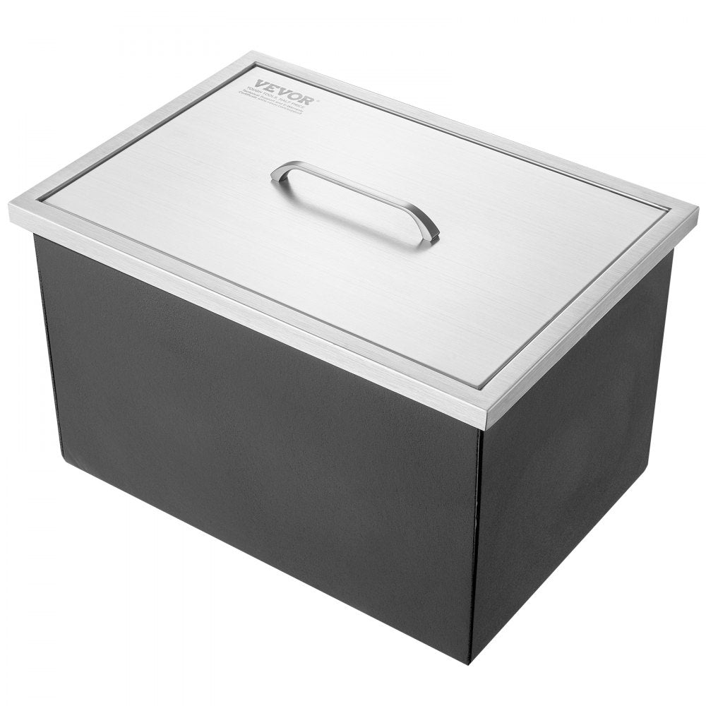 FG-SKU7 - 20"x14"x12" Stainless Steel Drop-in Ice Cooler for Outdoor Use