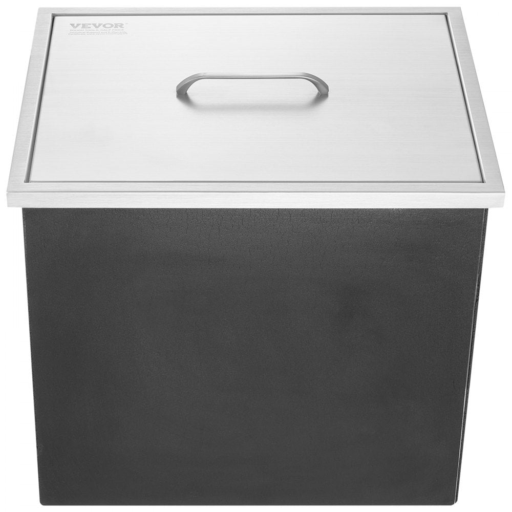 FG-SKU7 - 20"x14"x12" Stainless Steel Drop-in Ice Cooler for Outdoor Use