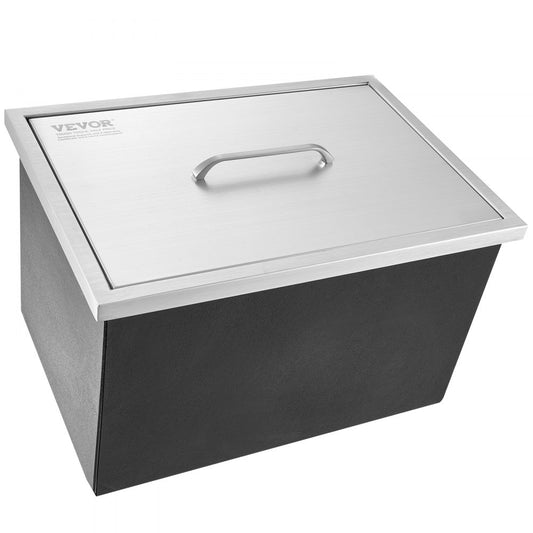 FG-SKU7 - 20"x14"x12" Stainless Steel Drop-in Ice Cooler for Outdoor Use
