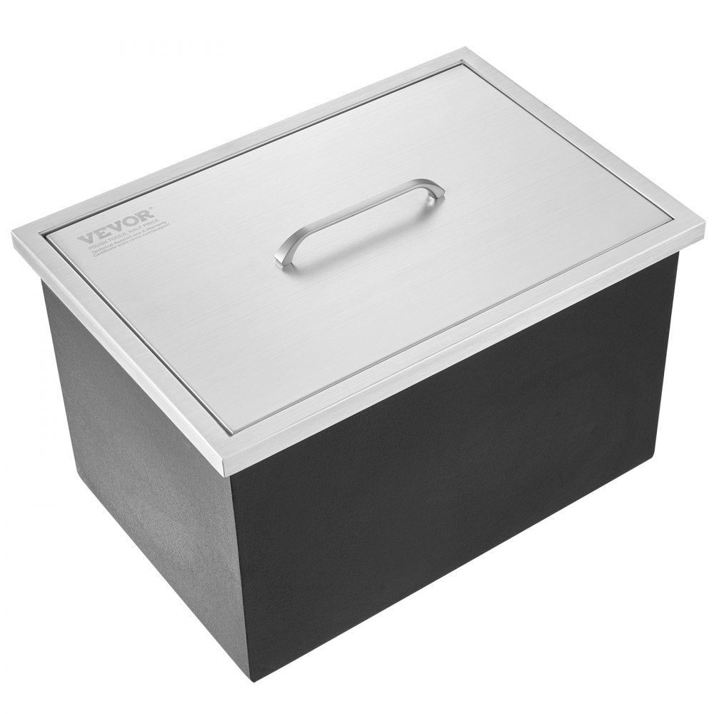 FG-SKU9 - 40qt Stainless Steel Drop-in Ice Cooler for Outdoor Use