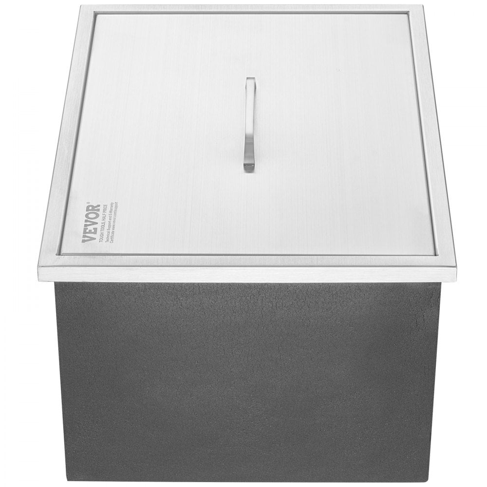 FG-SKU9 - 40qt Stainless Steel Drop-in Ice Cooler for Outdoor Use