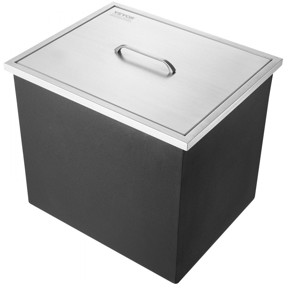 FG-SKU9 - 40qt Stainless Steel Drop-in Ice Cooler for Outdoor Use