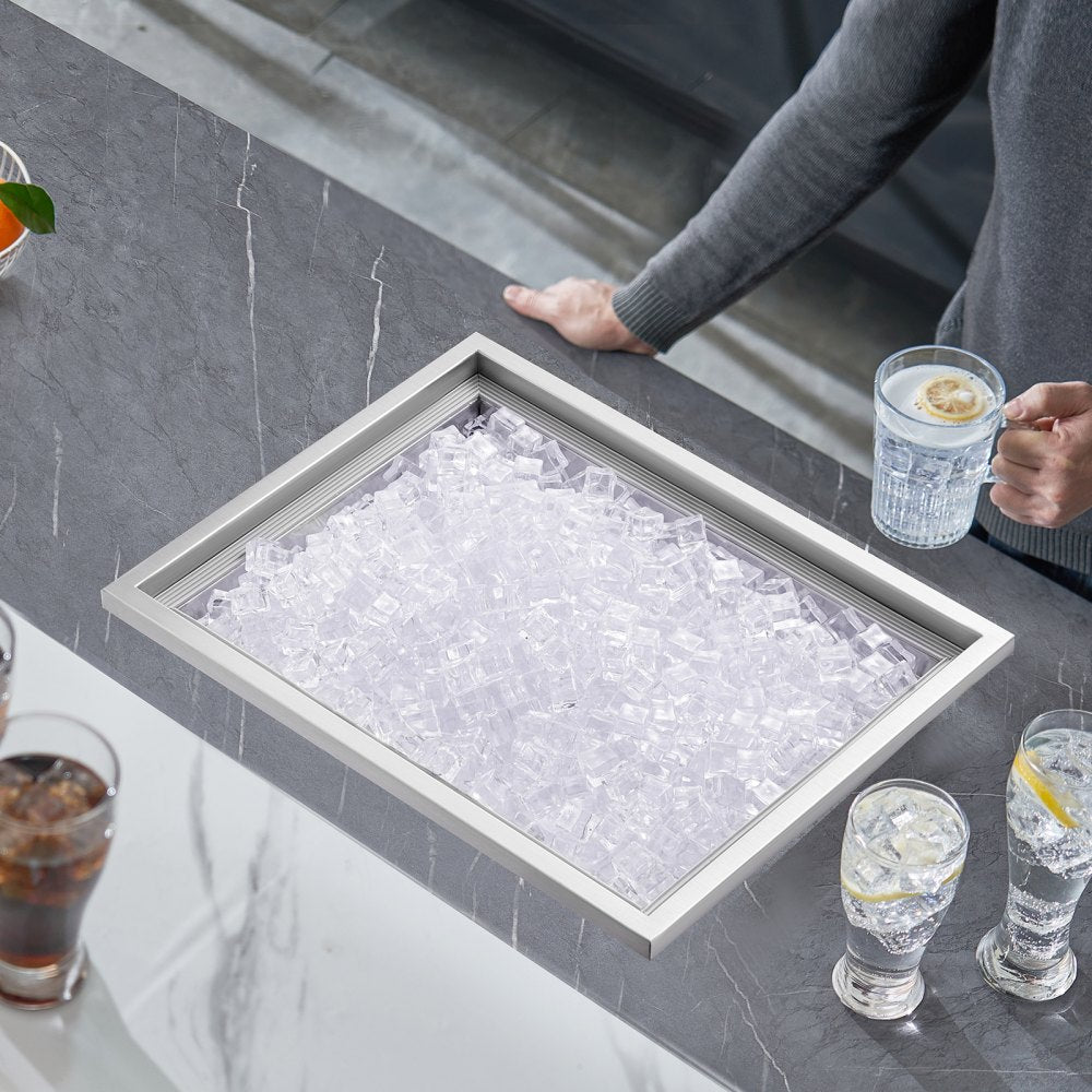 FG-SKU8 - 22"L Stainless Steel Drop-In Ice Chest with Superior Insulation