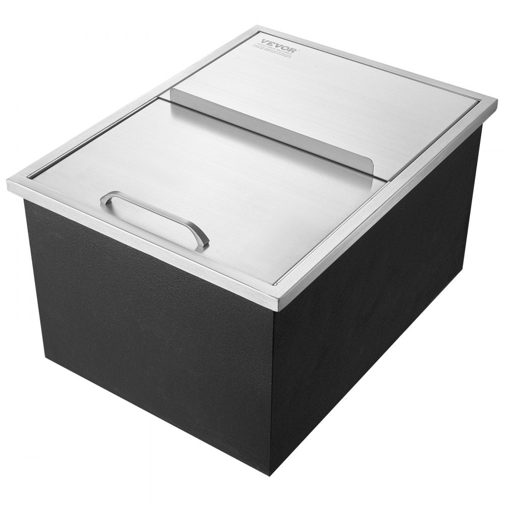 FG-SKU11 - 24"L Stainless Steel Drop-In Ice Chest for Outdoor Kitchens