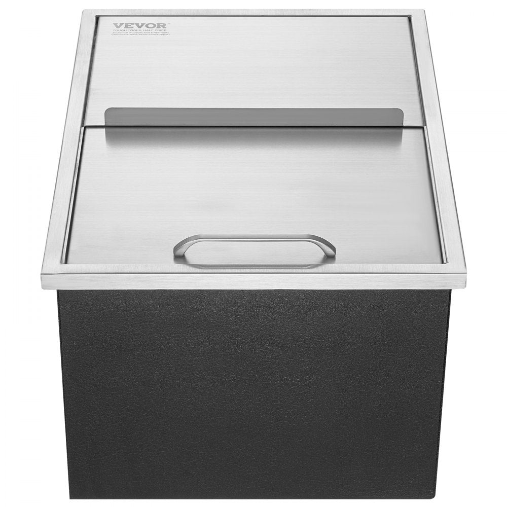 FG-SKU11 - 24"L Stainless Steel Drop-In Ice Chest for Outdoor Kitchens