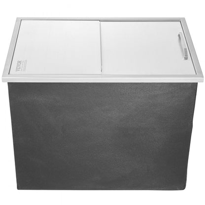 FG-SKU13 - 27"L Stainless Steel Ice Chest for Outdoor Kitchens