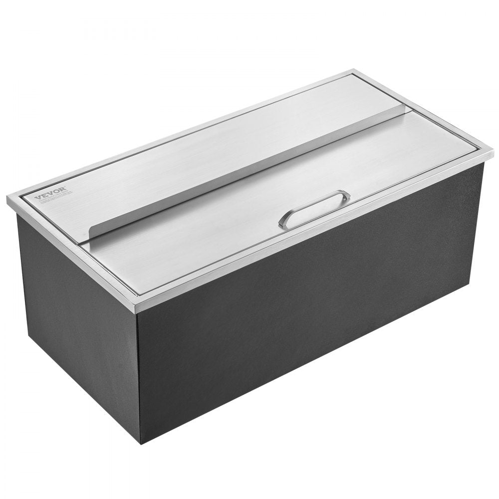 FG-SKU12 - 36"L Stainless Steel Drop-In Ice Chest for Outdoor Use