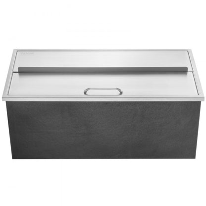 FG-SKU12 - 36"L Stainless Steel Drop-In Ice Chest for Outdoor Use