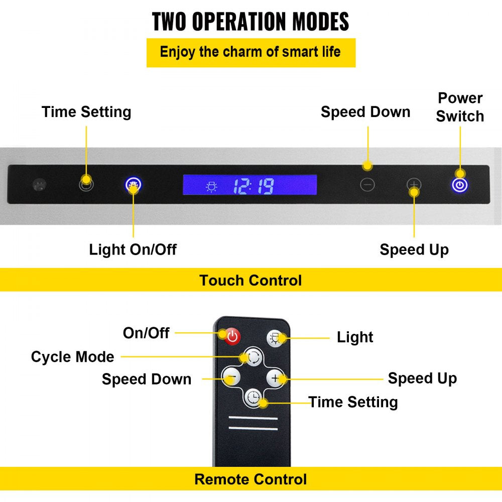 SV198B2-I36 - Stainless Steel 900 CFM Range Hood with Touch Control