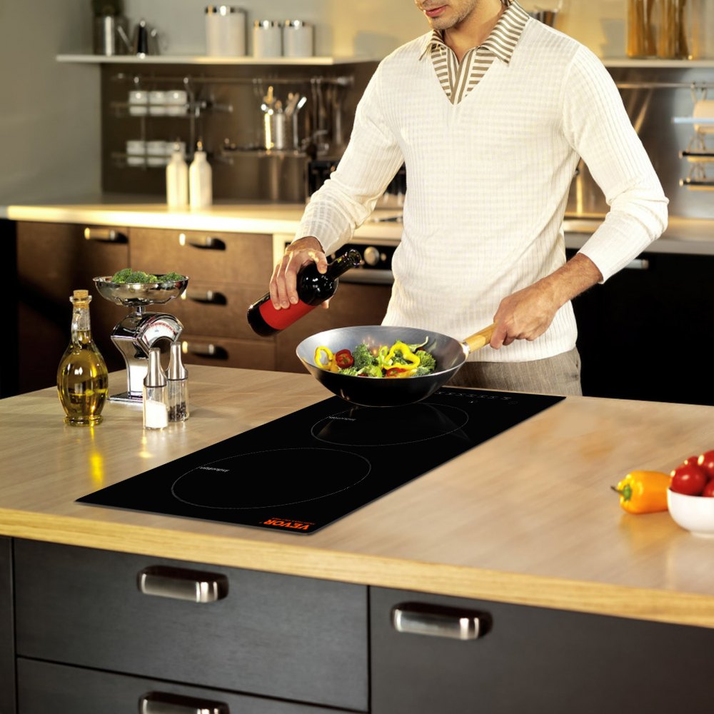 I2V-04 - 2-Burner Induction Cooktop with Touch Panel and Timer