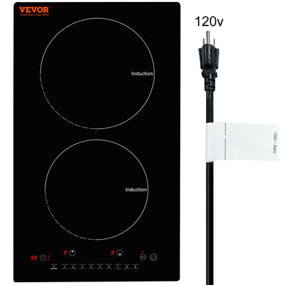 I2V-04 - 2-Burner Induction Cooktop with Touch Panel and Timer