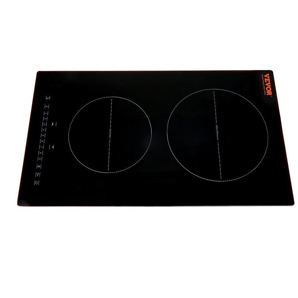 LI2V-30 - Fast Heating 12'' Induction Cooktop with 2 Burners & Safety Lock