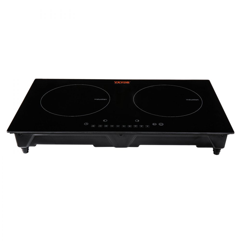 LI2H-111 - 2-Burner Induction Cooktop with Touch Control and Black Glass Design