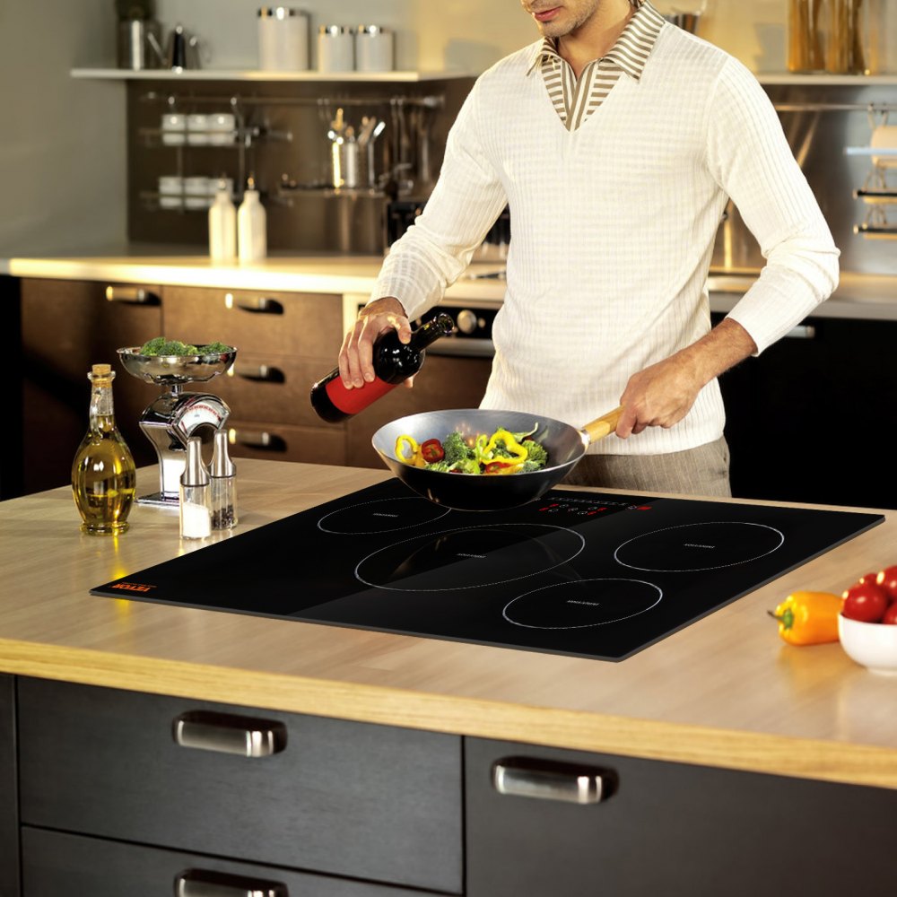 LI4-65 - 30'' VEVOR 4-Burner Induction Cooktop with 7500W Power