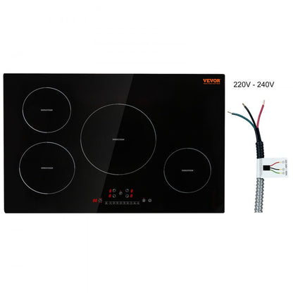 LI4-65 - 30'' VEVOR 4-Burner Induction Cooktop with 7500W Power