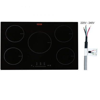 LI5-28 - 30'' VEVOR Induction Cooktop with 5 Burners & Touch Control