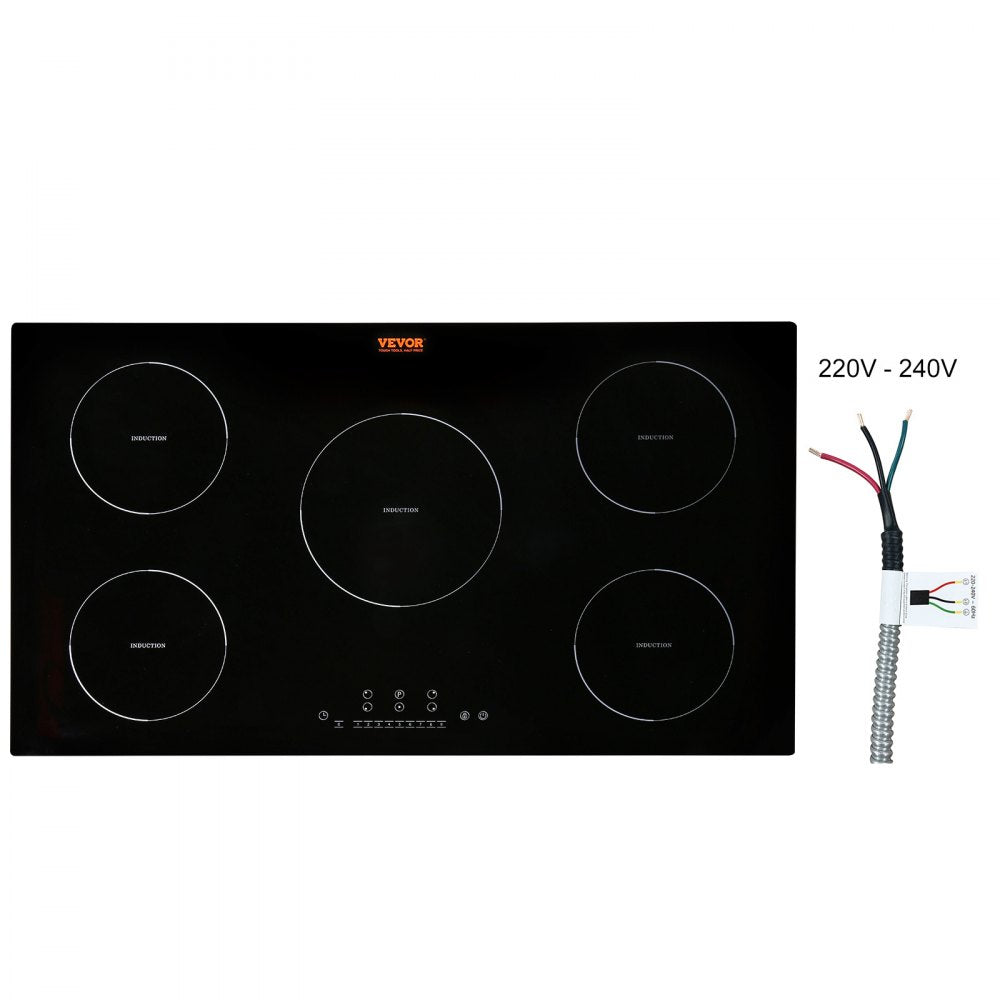 LI5-01 - 36" VEVOR Induction Cooktop with Child Safety Lock and Fast Heating