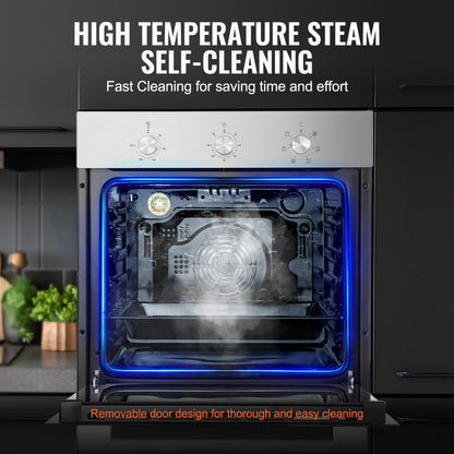 BIL66M2-A5-03 - 76L Electric Wall Oven with 6 Functions & Self-Cleaning