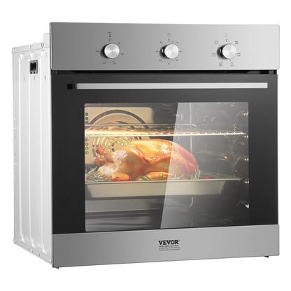 BIL66M2-A5-03 - 76L Electric Wall Oven with 6 Functions & Self-Cleaning