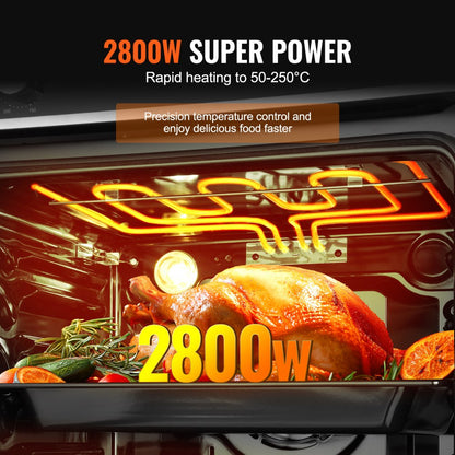 BIL69Tb2-B5-09 - 76L Multifunctional Electric Wall Oven with 9 Functions