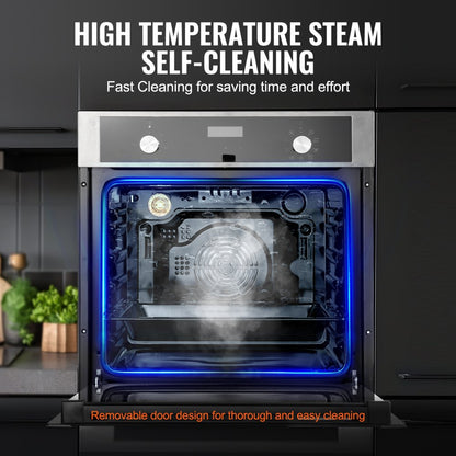 BIL69Tb2-B5-09 - 76L Multifunctional Electric Wall Oven with 9 Functions