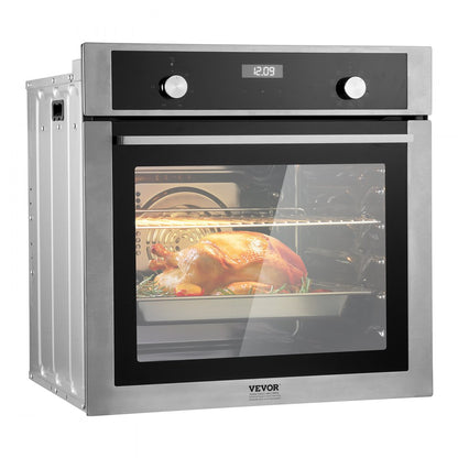 BIL69Tb2-B5-09 - 76L Multifunctional Electric Wall Oven with 9 Functions