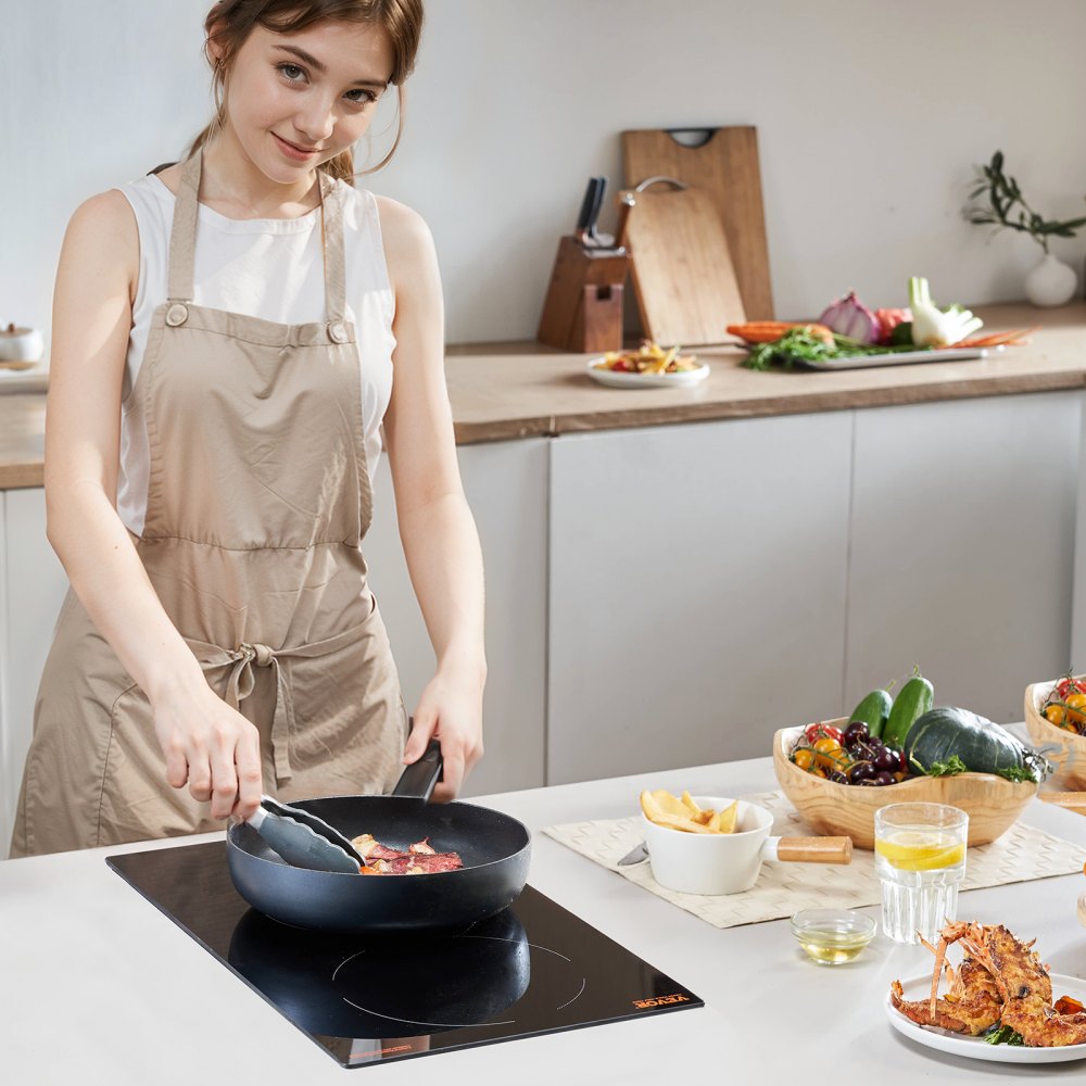 LT2V-31 - 2-Burner 20.1x11.6" Built-In Electric Cooktop with Knob Control