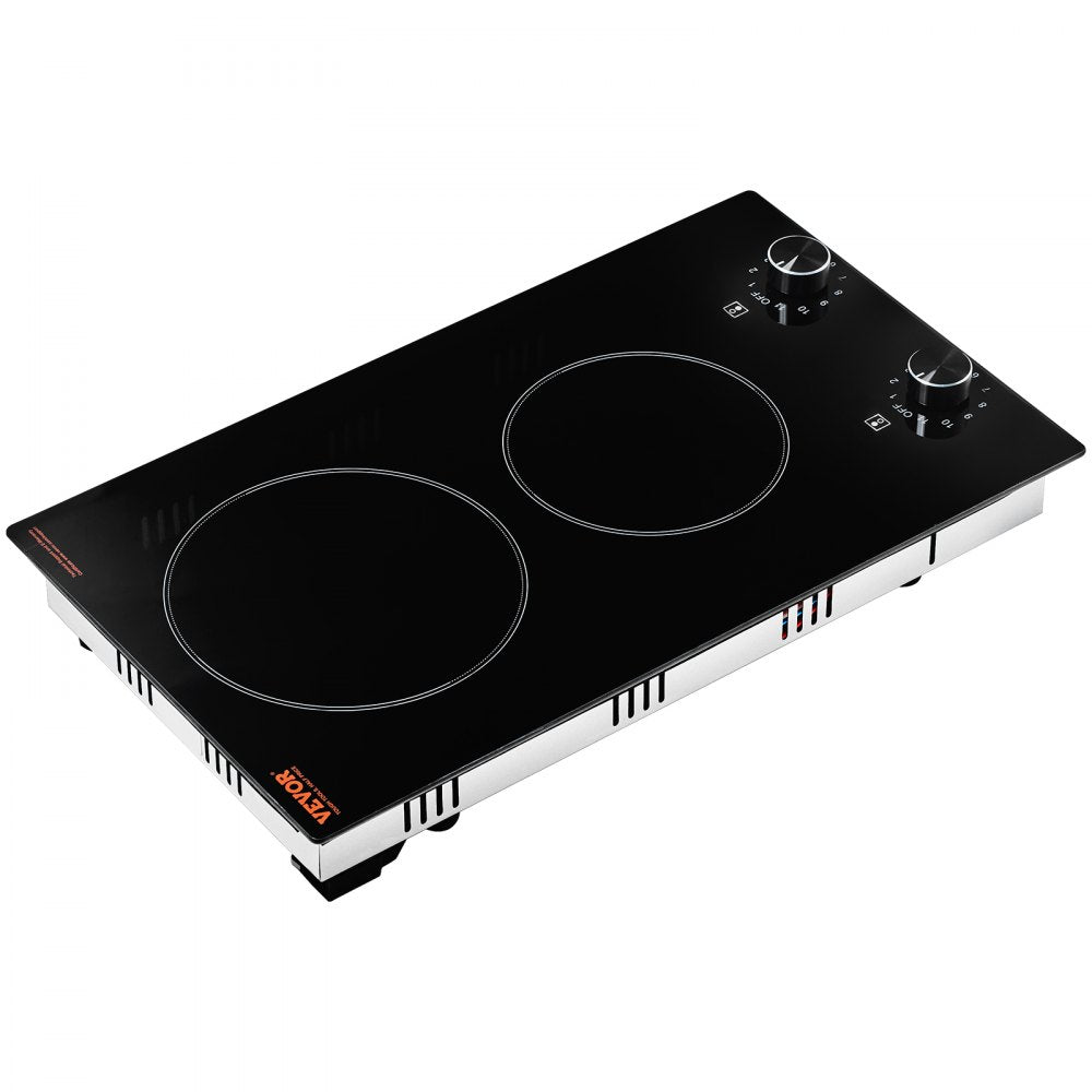 LT2V-31 - 2-Burner 20.1x11.6" Built-In Electric Cooktop with Knob Control