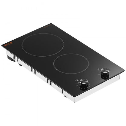 LT2V-31 - 2-Burner 20.1x11.6" Built-In Electric Cooktop with Knob Control
