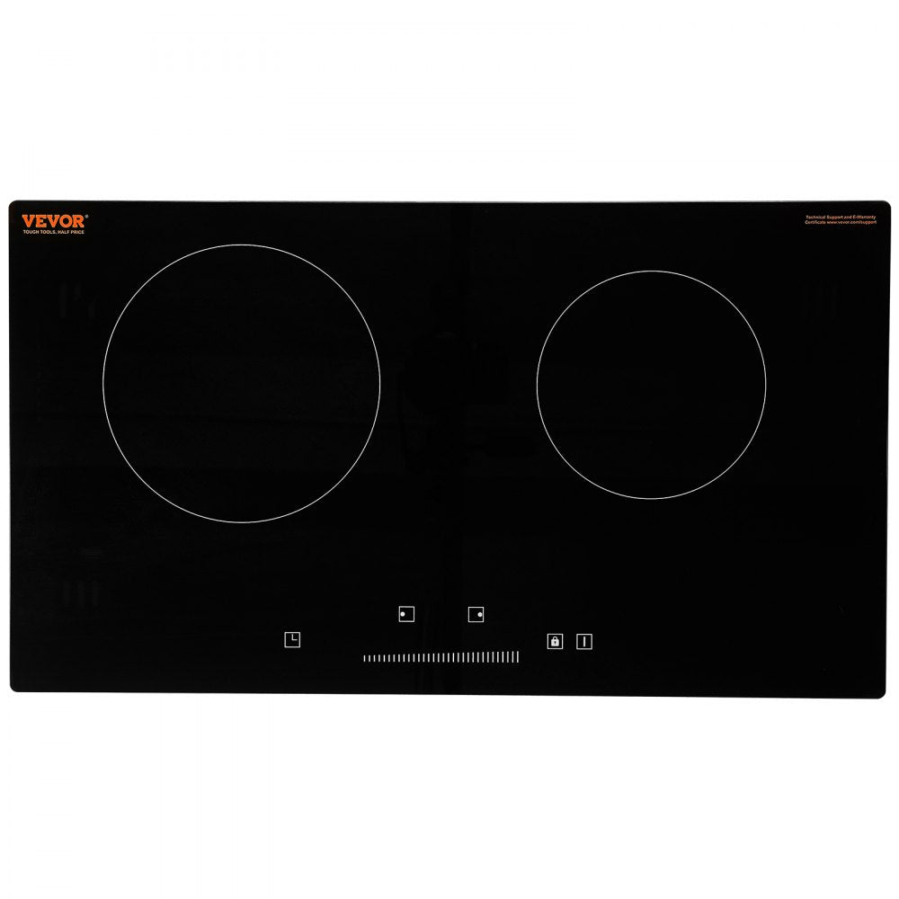 LT2H-05 - 2-Burner Electric Cooktop with Timer & Slider Control Panel