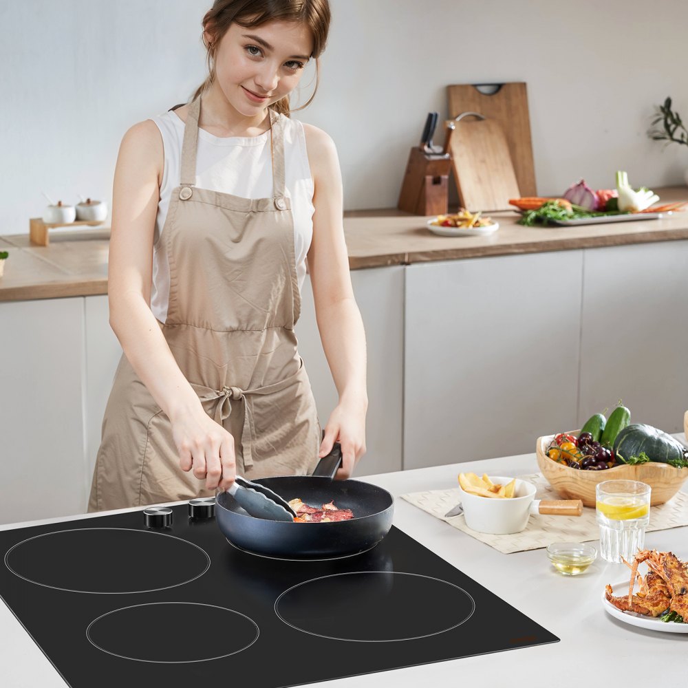 LT4-79 - 23.2x20.5" Electric Cooktop with Easy Knob Control